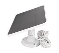 Xiuganpo Chargeur Solaire pour Caméras de sécurité, Alimentation économique pour Camera Pro 4, Panneau Solaire 4 W Haute efficacité, Installation Facile et Alimentation Stable (WHITE)