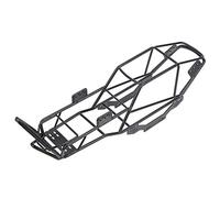 Xiuganpo Châssis à Cadre Métallique Robuste avec Cage Roulante RC Haute Performance pour Pièces de Camion sur Chenilles télécommandé AXIAL SCX10 1/10, adapté aux Ventilateurs