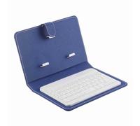 Xiuganpo Clavier de Clavier sans Fil, Couvercle Professionnel avec Stand Flip Durable pour iOS (Blue)