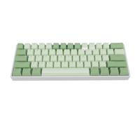 Xiuganpo Clavier Mécanique RVB Précis avec 61 Touches, Câble USB, Interrupteur Rouge pour 2000 ME XP 7 8 10, HarmonyOS - Design Compact pour Jeu/Bureau, Base Blanche