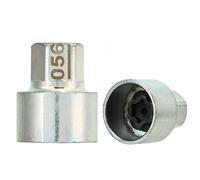 Xiuganpo Clé de Verrouillage de Roue en Métal Solide, Douille Antivol, pour Série 1 3 5 6 7 X1 X2 X3 X4 X5 X6 Z4, Outil de Retrait pour le Travail Mécanique (056)