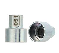 Xiuganpo Clé de Verrouillage de Roue en Métal Solide, Douille Antivol, pour Série 1 3 5 6 7 X1 X2 X3 X4 X5 X6 Z4, Outil de Retrait pour le Travail Mécanique (051)