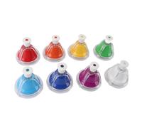 Xiuganpo Cloche de Bureau, Cloches de Table Musicale en Métal coloré à 8 Notes avec Ressorts élastiques Robustes pour Débutants, Jouets Musicaux éducatifs pour Enfants avec des Sons Amusants Faciles