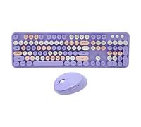 Xiuganpo Combo Clavier et Souris sans Fil 2,4 GHz, Clavier et Souris Pleine Taille 104 Touches, 3 Souris DPI Réglables, Conception Ergonomique, Compatible avec Les PC, Ordinateurs