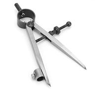 Xiuganpo Compas Mathématiques Diviseur D'aile Boussole de Dessin pour Dessiner avec Précision des Lignes, Taille Compacte, adapté à L'artisanat du Cuir (100mm)