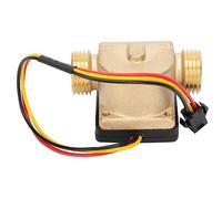 Xiuganpo Compteur de Capteur de Débit D'eau, Débitmètre à Effet Hall en Laiton pour Chauffe-eau, Machine à Cartes de Crédit, Structure Compacte