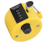Xiuganpo Compteur Manuel, Compteur Portatif à 4 Chiffres avec Couvercle en Métal, de Réinitialisation à Bouton en Plastique avec Options Multicolores pour Les Statistiques de Données, Comptage de