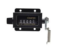 Xiuganpo Compteur Mécanique à 5 Chiffres, 602, Compteur Mécanique Réinitialisable, Tak602, Compteur de Rotations avec Retour à Zéro, Mode de Réinitialisation du Compteur de Cycles,