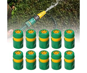 Xiuganpo Connecteurs Rapides de Tuyau d'eau de Robinet de Jardin Durable de 1/2 "pour des Irrigations Efficaces, Idéal pour L'arrosage du Jardin et du Balcon, 10 Pièces