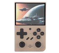 Xiuganpo Console de Jeu Rétro Portable, Design Confortable, Double Joystick pour Enfants, Console de Jeu Vidéo Portable pour Voyage, Travail, Camping, Matériau ABS (Grey)