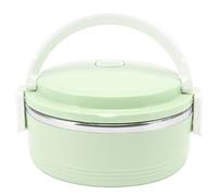 Xiuganpo Conteneur de Boîte à Lunch Portable pour les Bureaux, les écoles, les Pique-niques, et Plus, la Boîte à Lunch de Riz Thermique à Isolation Thermique en Acier Inoxydable, un (GREEN)