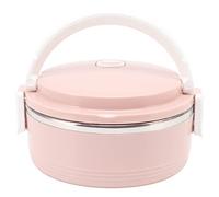 Xiuganpo Conteneur de Boîte à Lunch Portable pour les Bureaux, les écoles, les Pique-niques, et Plus, la Boîte à Lunch de Riz Thermique à Isolation Thermique en Acier Inoxydable, un (PINK)