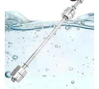 Xiuganpo Contrôleur de Capteur de Niveau d'eau de Commutateur de Flotteur de Double Boule d'acier Inoxydable de sensibilité élevée, Commutateur D'alarme de Niveau de Liquide pour Le Réservoir d'eau,