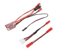 Xiuganpo Contrôleur de Vitesse électronique brossé 30A avec Frein pour Voitures et Bateaux RC 1/16-1/24 - Contrôleur Bidirectionnel