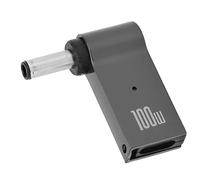 Xiuganpo Convertisseur de Charge PD 100 W 5 A Type C Femelle vers Mâle, Coque en Alliage D'aluminium, Adaptateur PD pour Ordinateur Portable, Vitesse de Charge Rapide pour D'excellentes