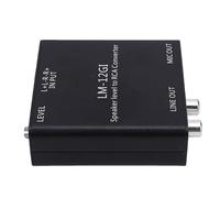 Xiuganpo Convertisseur de Sortie de Ligne, Atténuation Réglable, Réponse en Fréquence 40 Hz 20 KHz avec Transformateur d'isolation, Convertisseur Haut vers Bas pour Mise à Niveau du Système de