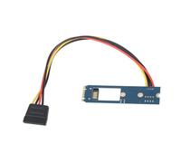 Xiuganpo Convertisseur M.2 vers 7 Broches, Transfert de Données Rapide de 6,0 GB/s avec Câble d'alimentation à 4 Broches pour Les Constructeurs de PC