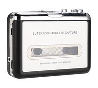 Xiuganpo Convertisseur MP3, Lecteur de Cassettes USB Portable, Lecteur de Musique Stéréo pour Vieilles Chansons - pour, Musique de Voiture - Noir