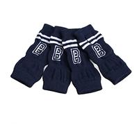 Xiuganpo Coudières élastiques pour Chien, Protection des Articulations, Motif de Lettres élégant, Coudières pour Chien, Chaussettes de Protection (XL)