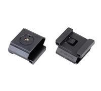 Xiuganpo Couvercle de Support de Pare-Chocs, Matériau ABS de Remplacement Direct OEM 2018800114, Pièce de Pare-Chocs W201 avec Jeu de 2 Couvercles Noirs pour W201 1982 1993