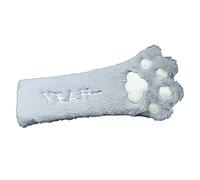 Xiuganpo Couvre-Ceinture de sécurité en Peluche à Griffes de Chat, Housse de Sangle Douce et Confortable pour Femmes, Joli Protège-épaule de Voiture pour Une Expérience de Conduite Confortable (Grey)