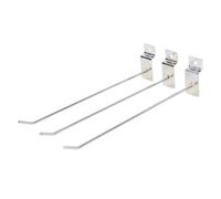 Xiuganpo Crochet de Panneau de Fente de 50 Pièces Facile à Installer Crochet Mural de Latte D'alliage D'aluminium pour le Bureau à la Maison