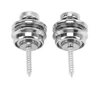 Xiuganpo Crochets de Sangle de Guitare, Boutons Ronds Plats en Metal