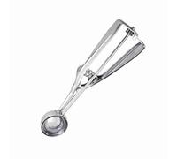 Xiuganpo Cuillère à Biscuits Saine en Acier Inoxydable, Ergonomique Antirouille, Cuillère à Melon pour Sorbet aux Fruits (4CM)