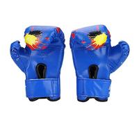 Xiuganpo de Boxe en Cuir PU pour Enfants de 2 à 11 Ans, Résistants, Durables et éléGants, Mitaines D'entraînement pour Enfants de 2 à 11 Ans, Design Respirant (Blue)
