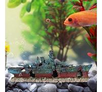 Xiuganpo Décoration D'aquarium en Résine, cuirassé, Décoration D'aquarium pour Une Scène sous-Marine Joyeuse, Matériau en Résine Non Toxique
