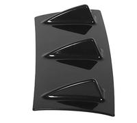 Xiuganpo Diffuseur de Lèvre de Pare-Chocs Arrière Noir Brillant Universel pour des Performances Aérodynamiques et Une Apparence de Course Améliorées, pour la Plupart des Modèles de Voiture (Trois