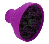 Xiuganpo Diffuseur de Sèche-cheveux, Sortie D'air Dense, Matériau en Silicone Souple pour Cheveux Bouclés, Diffuseur de Sèche-cheveux Portable (PURPLE)