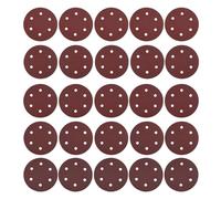 Xiuganpo Disques Abrasifs, 25 Pièces 9 Pouces 6 Trous Crochet et Boucle Papier Abrasif Multi-grains 40 60 80 180 240, Abrasif en Oxyde d'aluminium avec compatibilité Universelle pour Cloisons (25