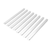 Xiuganpo Diviseurs de Table à Vapeur, 8 Barres d'adaptation Polyvalentes en Acier Inoxydable de 12,6 Pouces, Barre de Séparation des Aliments avec Raccord Couture pour les Réfrigérateurs de Cuisine