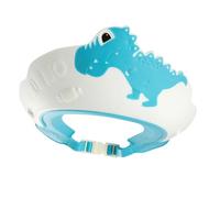 Xiuganpo Doux Enfants Dinosaure Dessin animé Shampooing Chapeau Mousse Prévention Casquette Portable Bain Bleu (BLUE)