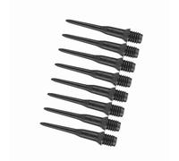 Xiuganpo Durable 100 Pièces Pointes Souples de Fléchettes PC Noir/Blanc, Ensemble de Remplacement Pratique pour Fléchettes électroniques, Taille de Filetage 4,5 Mm, Accessoires de Jeu pour Adultes