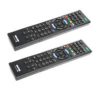 Xiuganpo Durable 2 Pièces Télécommande TV Multifonction Universelle Universelle pour Téléviseurs Accès Facile à Les Boutons Distance à Distance 33 Pieds Usage Domestique Noir