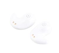 Xiuganpo Écouteurs Bluetooth à Affichage Numérique, Oreillettes Compactes sans Fil pour Le Sommeil et Le Travail, PC Léger, Matériau ABS, 2 Oreillettes (White)