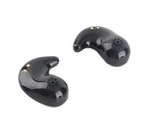 Xiuganpo Écouteurs Bluetooth à Affichage Numérique, Oreillettes Compactes sans Fil pour Le Sommeil et Le Travail, PC Léger, Matériau ABS, 2 Oreillettes (Black)