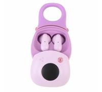 Xiuganpo Écouteurs de Traducteur Linguistique, Longue Batterie Ergonomi 144 Langues 2 Chemins Traduction des écouteurs pour la Musique (Purple)
