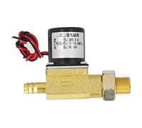 Xiuganpo Électrovanne électrique en Laiton Durable pour Machine à Souder pour Gaz Neutre et Liquide, Adaptée au Contrôle de L'argon, Interface M14 X 1,5