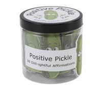 Xiuganpo Ensemble de Cartes D'affirmation de Cornichons Positifs avec des Messages édifiants pour des Cadeaux D'encouragement et de Gratitude Quotidiens, 30 Cartes dans un Pot de Rangement