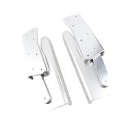 Xiuganpo Ensemble de Charnières de Siège Pliables pour Bateau Robuste, pour Yacht et Utilisation Marine, Alliage D'aluminium Durable, Conception Peu Encombrante, 1 Paire