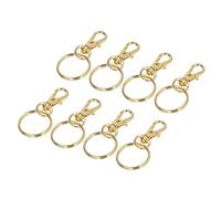 Xiuganpo Ensemble de Fermoirs à Griffes de Homard Dorés, Clips de Porte-clés en Métal Durable pour Bijoux Porte-clés DIY, 100 Pièces, Parfaits pour les Projets D'artisanat