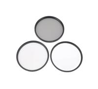 Xiuganpo Ensemble de Filtres D'objectif à Mise au Point Douce Noire, Filtres UV + CPL + 1/4, Améliore l'intensité des Couleurs, Effet de Rêve Brumeux, Alliage D'aluminium + Verre (82)