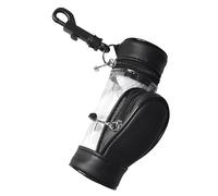 Xiuganpo Ensemble de Sacs, Conception Double Couche en PVC Durable, Grande capacité, Léger, 3 Balles et 3 T-Shirts pour Joueurs/Pince/Support de Taille (Black)