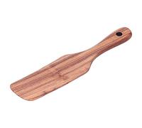 Xiuganpo Ensemble de Spatules en Bois en Teck Naturel, Outil de Cuisine Résistant à la Chaleur pour la Cuisine à Domicile 1 Pièce (Spatule 23.5 * 5cm)