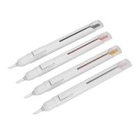 Xiuganpo Ensemble de Stylos à Points pour Nail Art, Outils de Manucure Durables pour Usage Professionnel et Domestique, Métal or Argent Noir or Rose Scène Applicable: Salon de Manucure (1,2 mm)