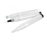 Xiuganpo Ensemble de Stylos Torsadés à Pointe de Brosse, avec Bouteille Vide à Bille Roulante pour Fond de Teint Liquide et Sérum, Conteneurs de Voyage ABS 3 Pièces