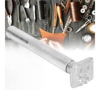 Xiuganpo Ensemble de Tampons Alphabet en Zinc de qualité, Kit de Perforation de Lettres de 3/4 Pouces pour un Estampage Robuste sur le Cuir